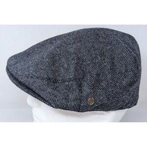 Voboom Wool Herringbone Gatsby Cap Hat Driving Flat Cabbie Newsboy Men's Size XL